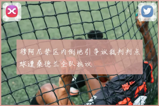 穆阿尼禁区内倒地引争议裁判判点球遭桑德兰全队抗议